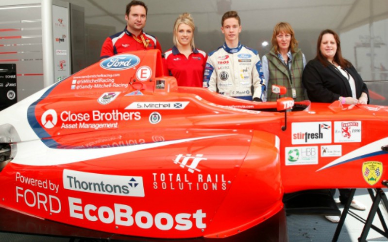 Thorntons sets young racing driver on the track to stardom