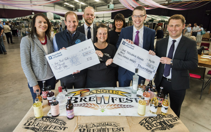 Cheers to financial support | Thorntons and EQ Sponsor Angus Brewfest