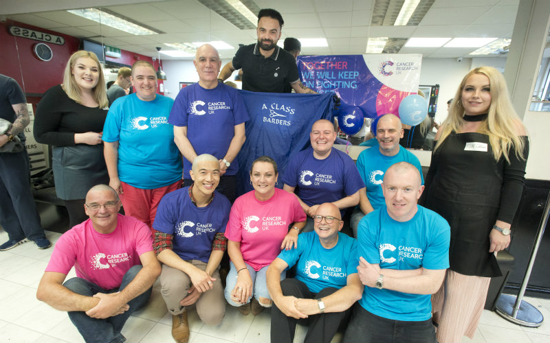 Head shave raises £8000 for Cancer Research