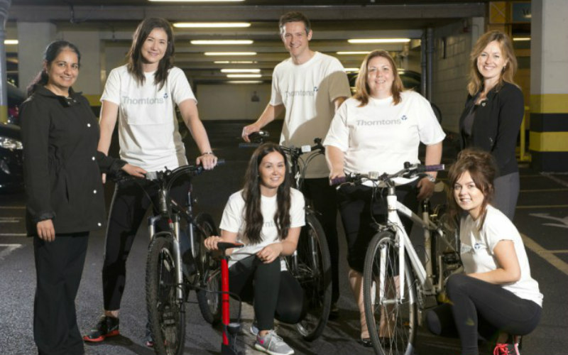 Thorntons Gear up for Cycle Challenge