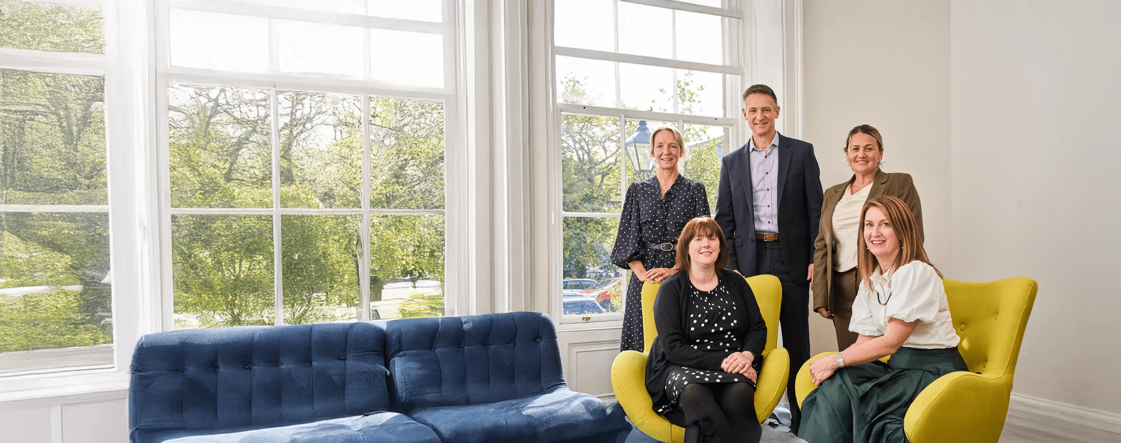 Patience and Buchan team members with Thorntons Law colleagues in the Aberdeen office