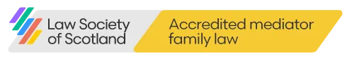 Accredited by the Law Society of Scotland as a Mediator in Family Law