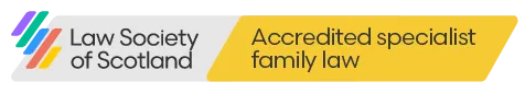 Accredited by the Law Society of Scotland as a Specialist in Family Law