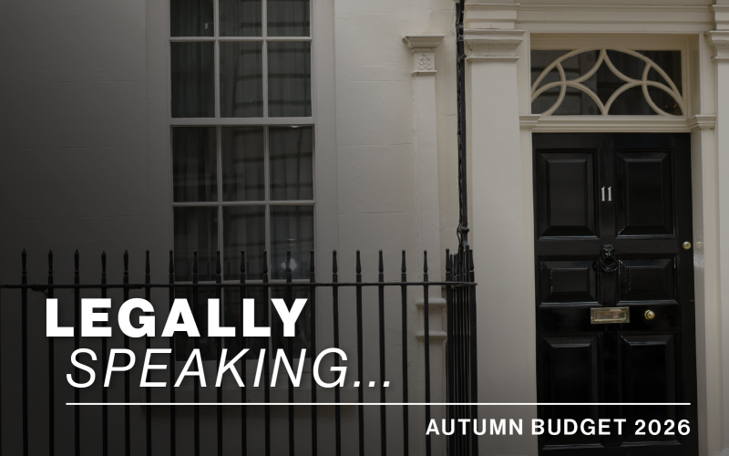 The Autumn Budget 2026