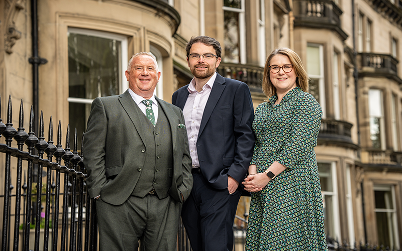 Michael Wells, Robin Dunlop and Lisa Hainey
